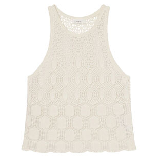 Rosa Crochet Knit Sleeveless Top