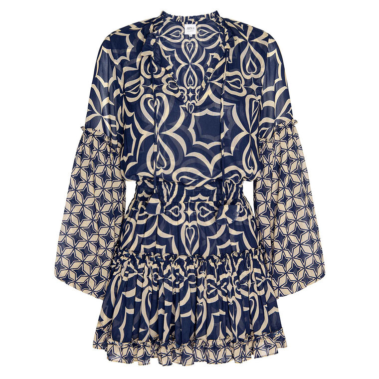 Elisabetta Long Sleeve Mini Dress image number null