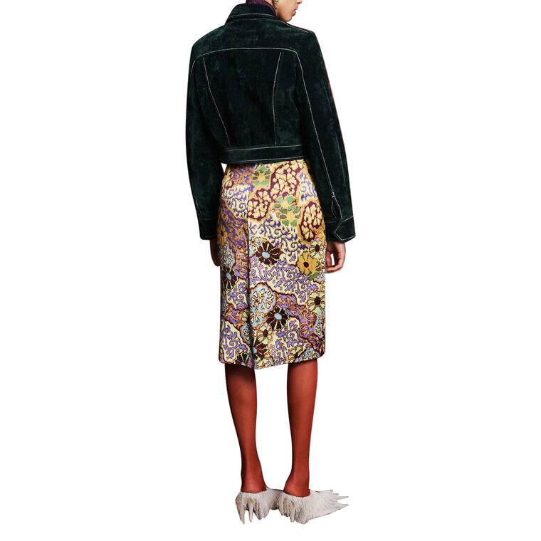 Joanna Embellished Midi Skirt image number null