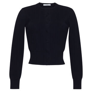Faye Cardigan In Compact Jacquard