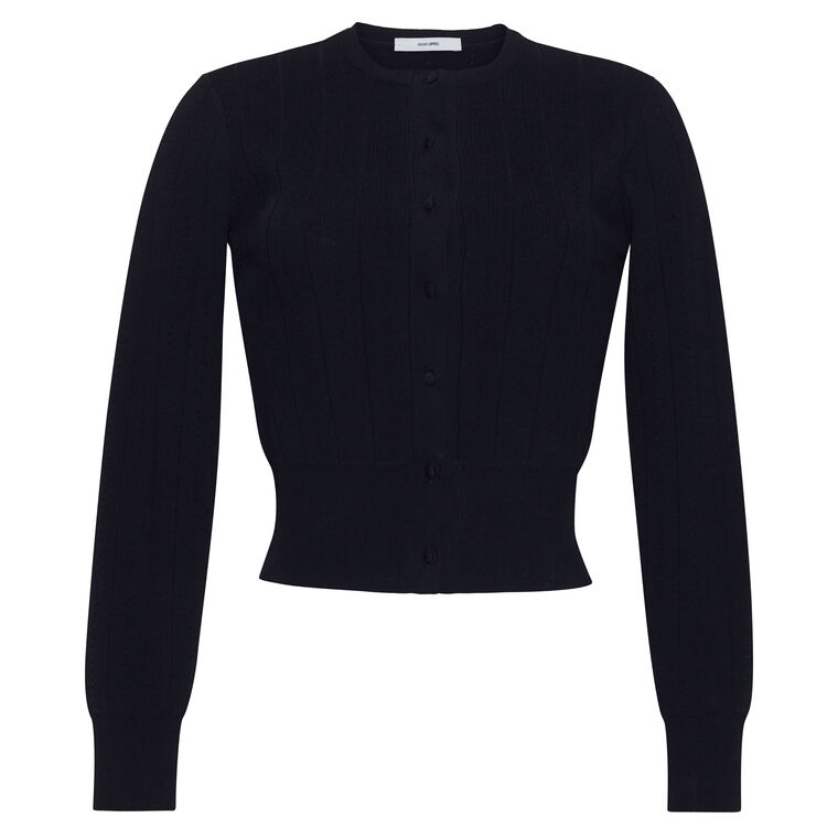 Faye Cardigan In Compact Jacquard image number null