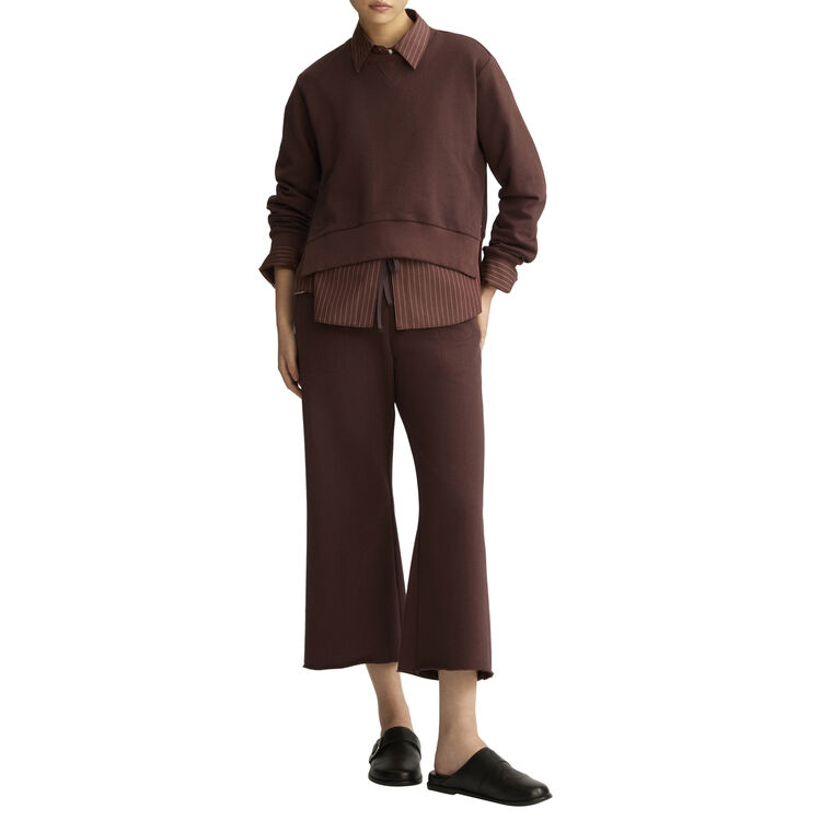 Kane Cropped Wide Sweatpants image number null