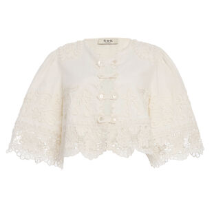 Iyla Soutache Short Sleeve Top