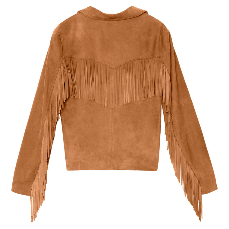 Bronco Fringe Detail Suede Jacket image number null