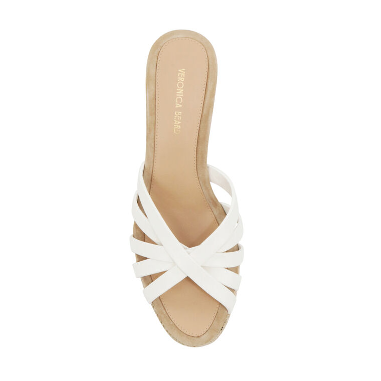 Phylina 90mm Leather Espadrille Wedge Sandal image number null