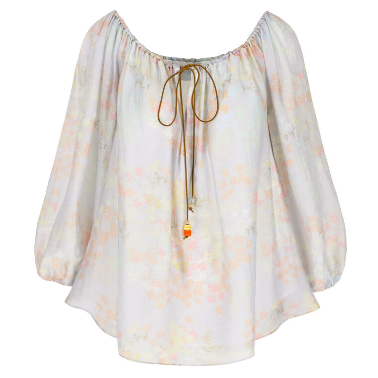 Bonnie Long Sleeve Jasmin Print Top image number null