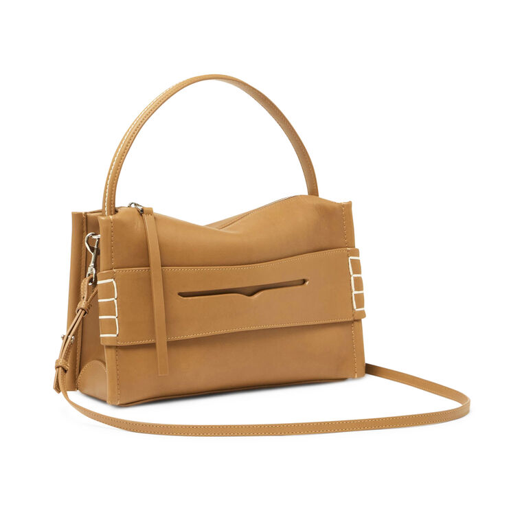Loafer Leather Shoulder Bag image number null