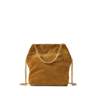 Small Suede Slouch Shoulder Bag
