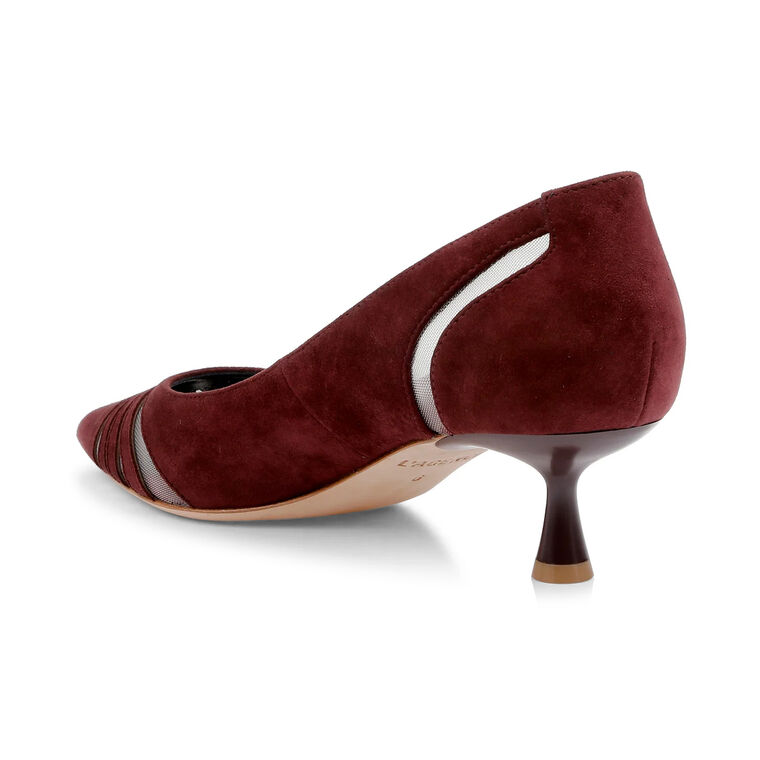 Eglantine Suede Kitten Pump image number null