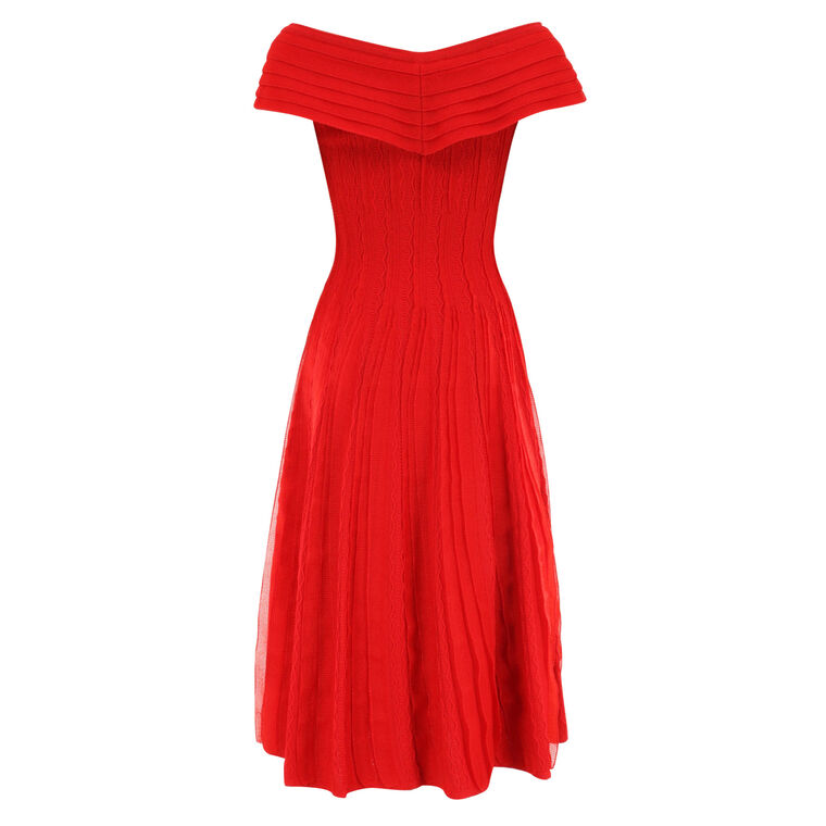 Emma Off Shoulder Ruffle Dress image number null