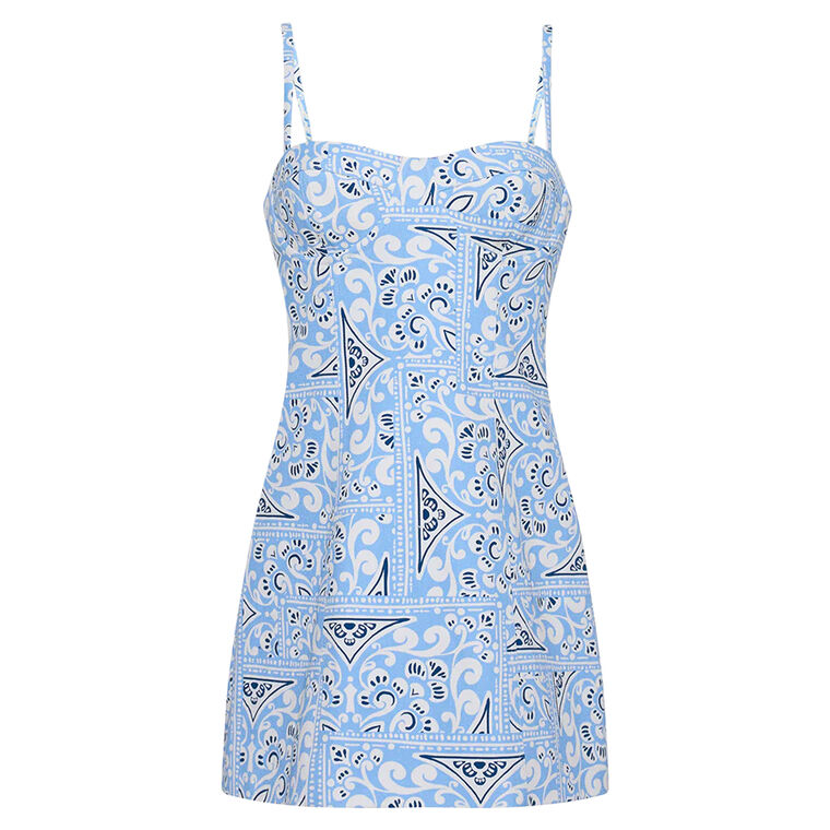 Claudine Sleeveless Bustier Mini Dress image number null
