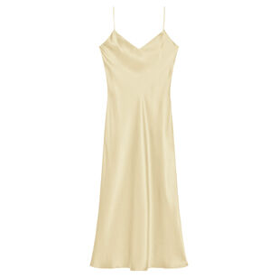 Taylor V-Neck Bias Silk Dress