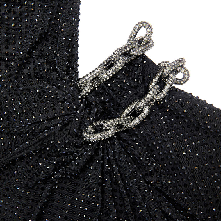 Rhinestone Embellished Maxi Dress image number null