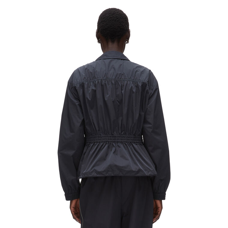 Ripstop Ruched Zip-Up Jacket image number null
