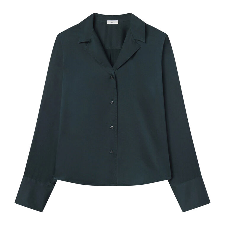 Kass Stretch Silk Top image number null