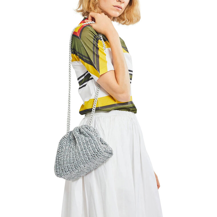 Mini Game Crochet Clutch image number null