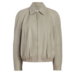 Beck Leather Bomber Jacket