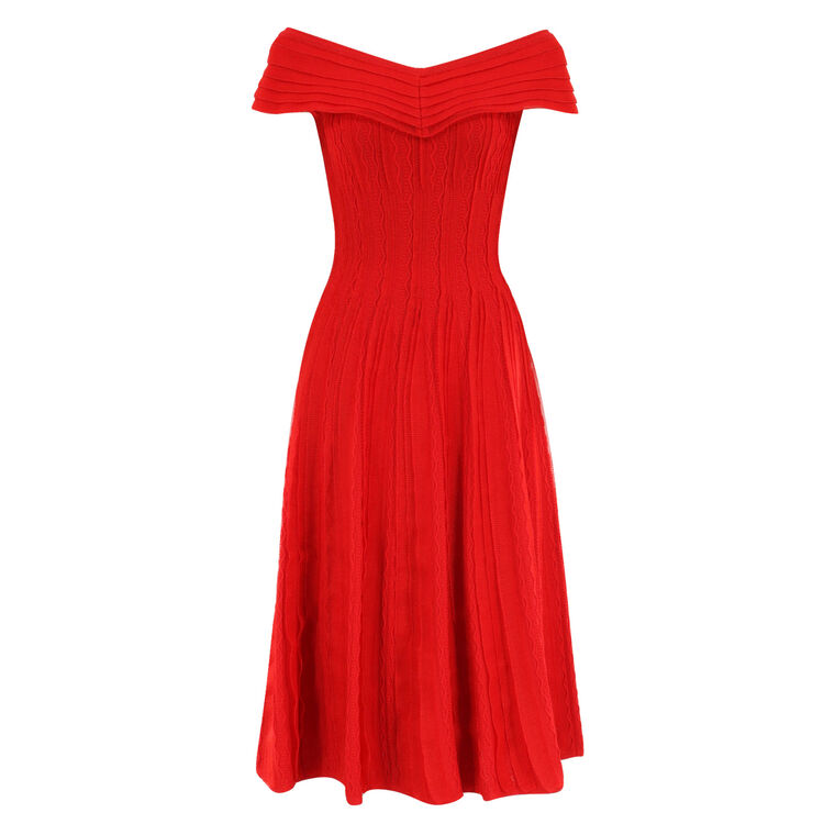 Emma Off Shoulder Ruffle Dress image number null