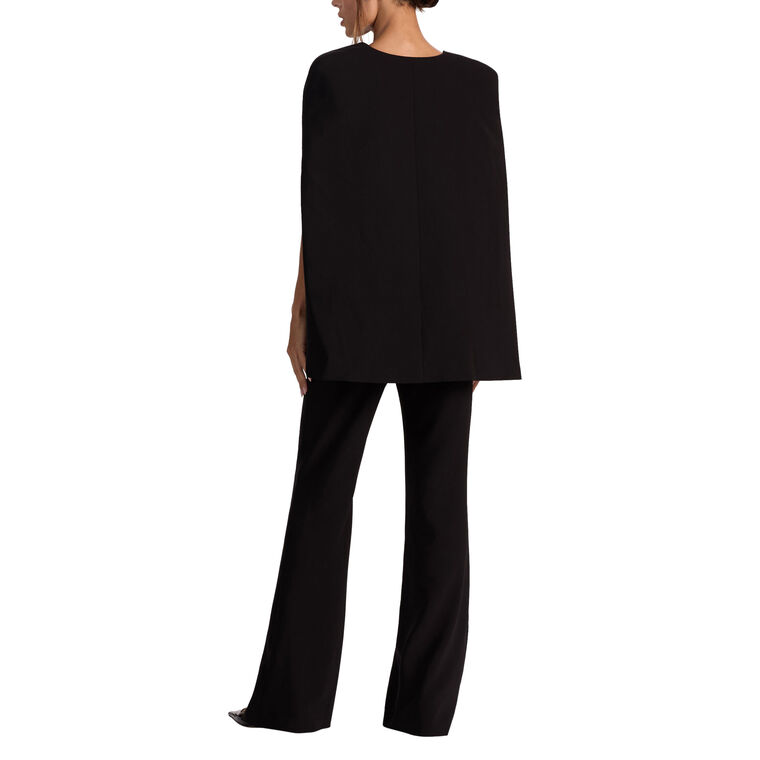 Nova Deep V-Neck Cape Jumpsuit image number null