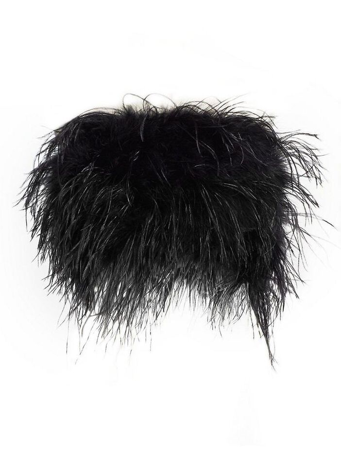 Zaina Feather Tube Top image number null