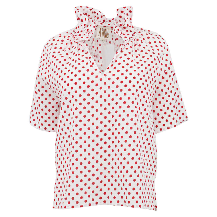 Margot Dot Blouse image number null