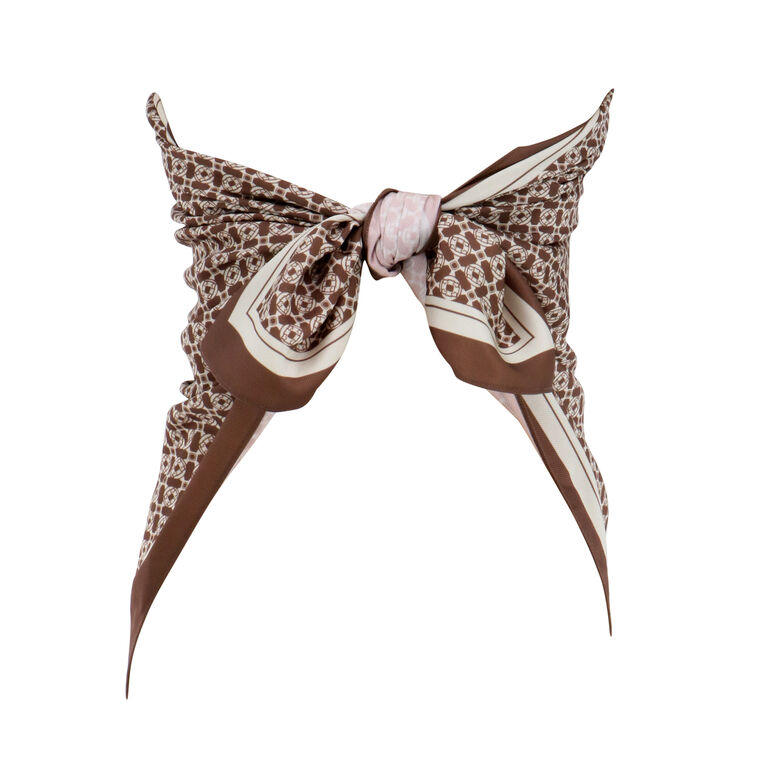 Hark Strapless Bandana-Style Satin Top image number null