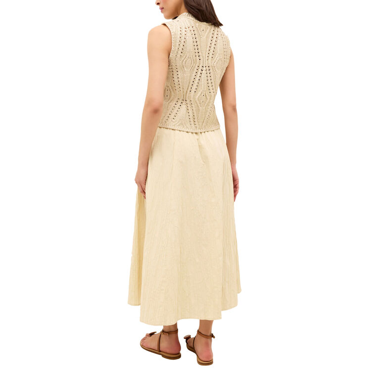 Mcguire Foiled Knit Sleeveless Top image number null