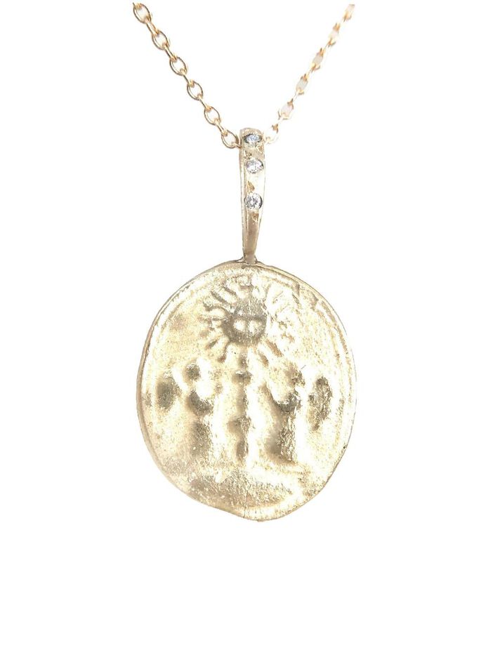 Two Angels Artifact Necklace image number null