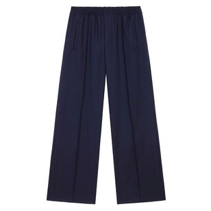 The Prep Pinstripe Wool Trouser