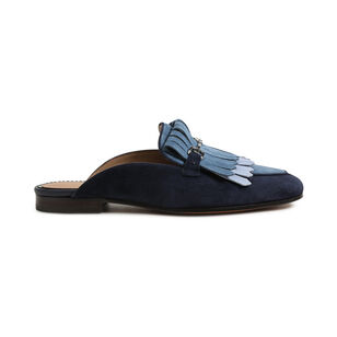Lainey Suede Bit Mule Loafer