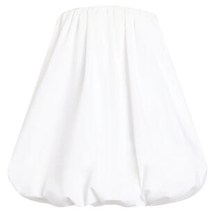 Strapless Voluminous Bustier Mini Dress