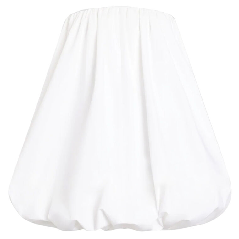 Strapless Voluminous Bustier Mini Dress image number null