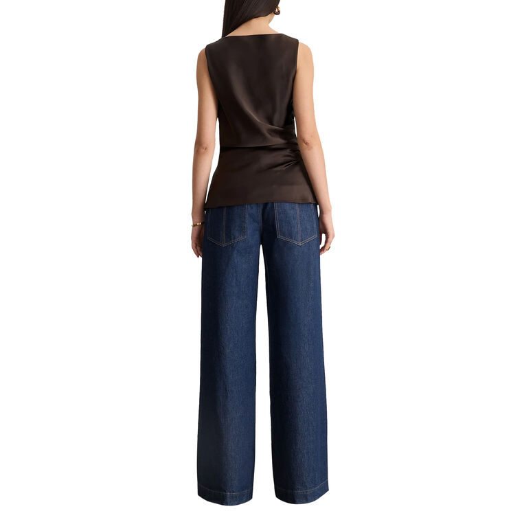 Sasha Satin Crepe Top image number null