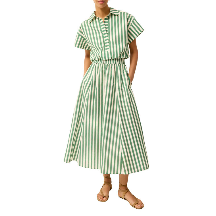 Sasha Pull-On Midi Skirt image number null