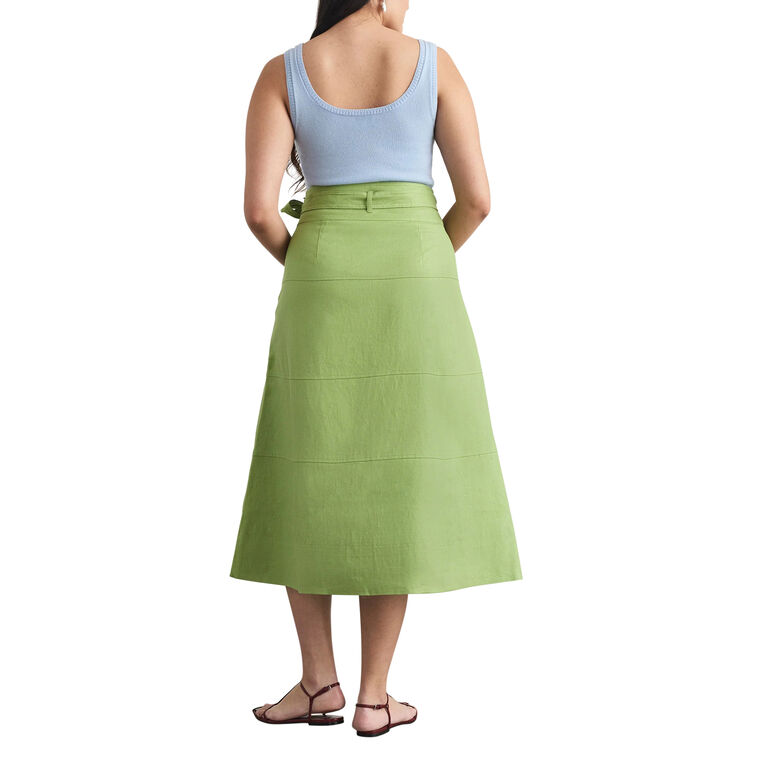 Hudson Belted Midi Skirt image number null