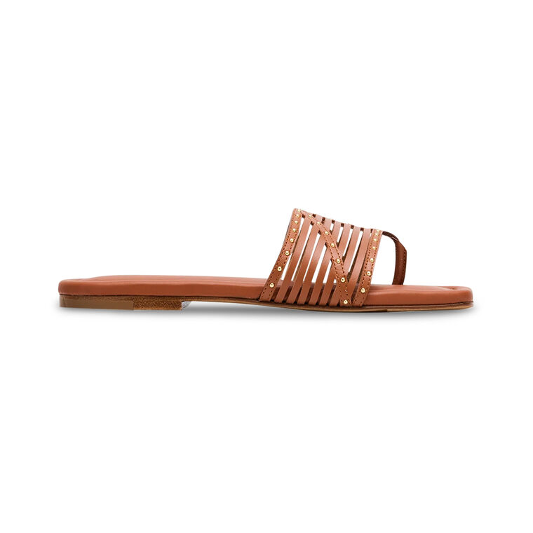 Naomi Studded Leather Sandal image number null