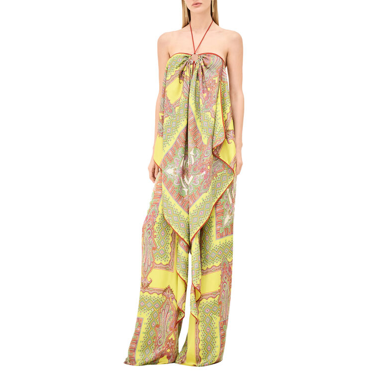 Triest Printed Wide-Leg Pants image number null
