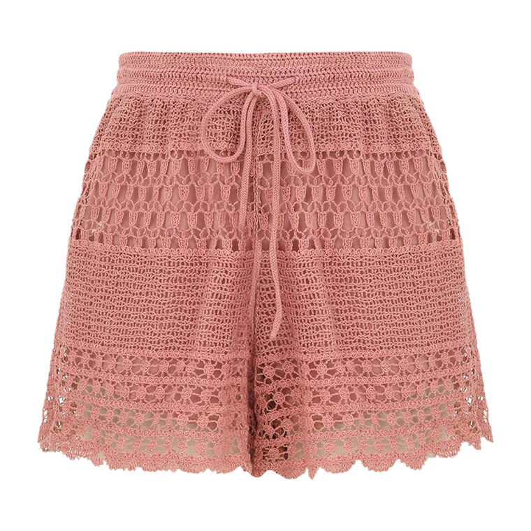 Wanderlust Sun Crochet Shorts image number null
