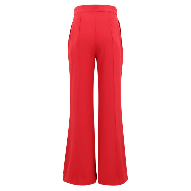 Flared Crepe Pant image number null