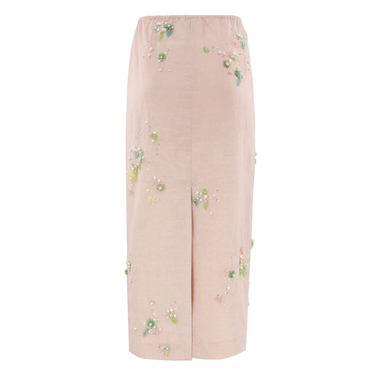 Miriam Embellished Midi Skirt image number null