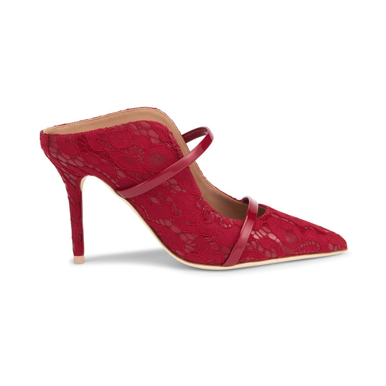Maureen 85mm Lace Gloss Mule image number null