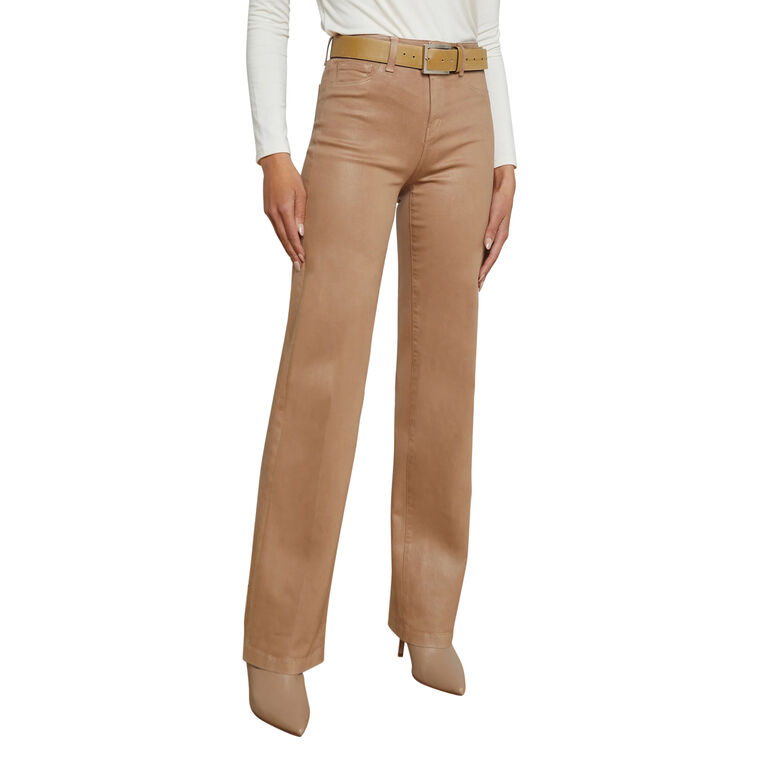 Clayton Coated High Rise Wide Leg Jean image number null