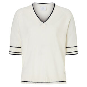 Chiri Short Sleeve V-Neck Sweater