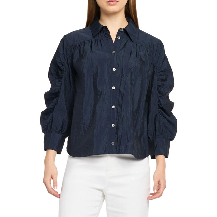Lazo Long Sleeve Button-Up Top image number null