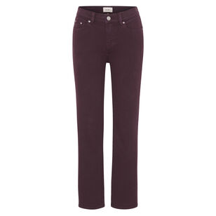 Mara Straight Mid Rise Ankle Jeans