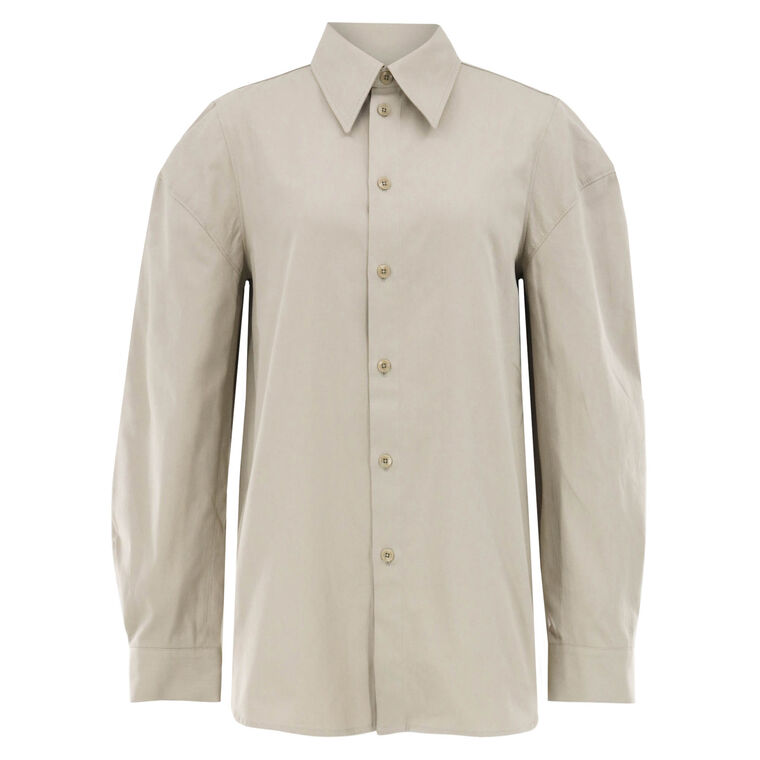 Luxe Spring Twill Hinged Long Sleeve Shirt image number null