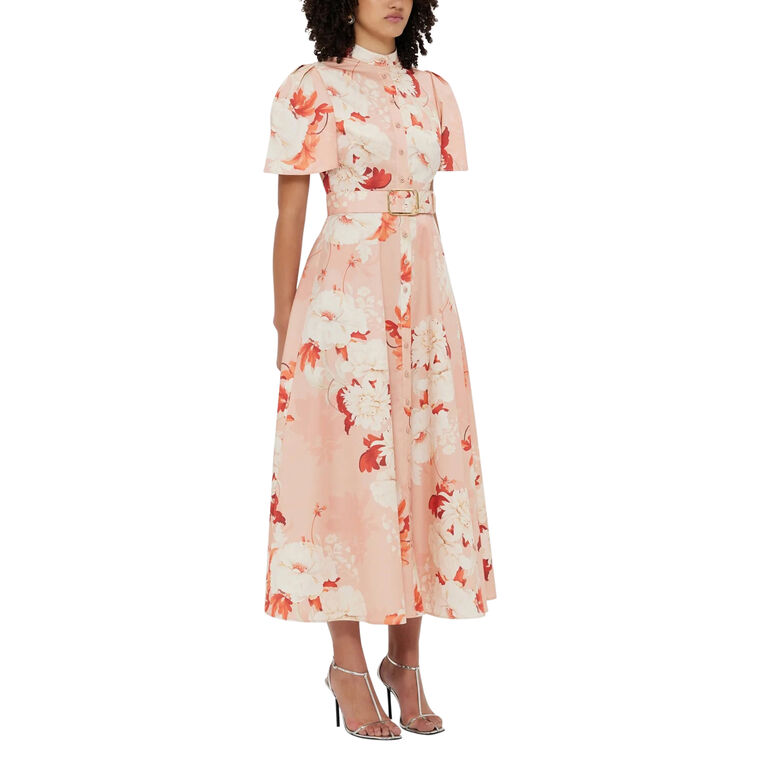 Bianca Short Sleeve Midi Dress image number null