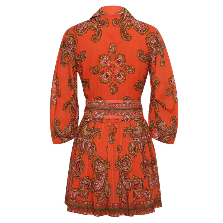 Raya 3/4 Sleeve Belted Mini Dress image number null
