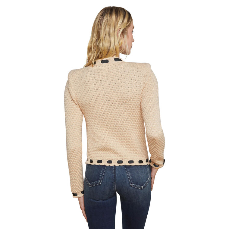 Astor Contrast Trim Cardigan image number null
