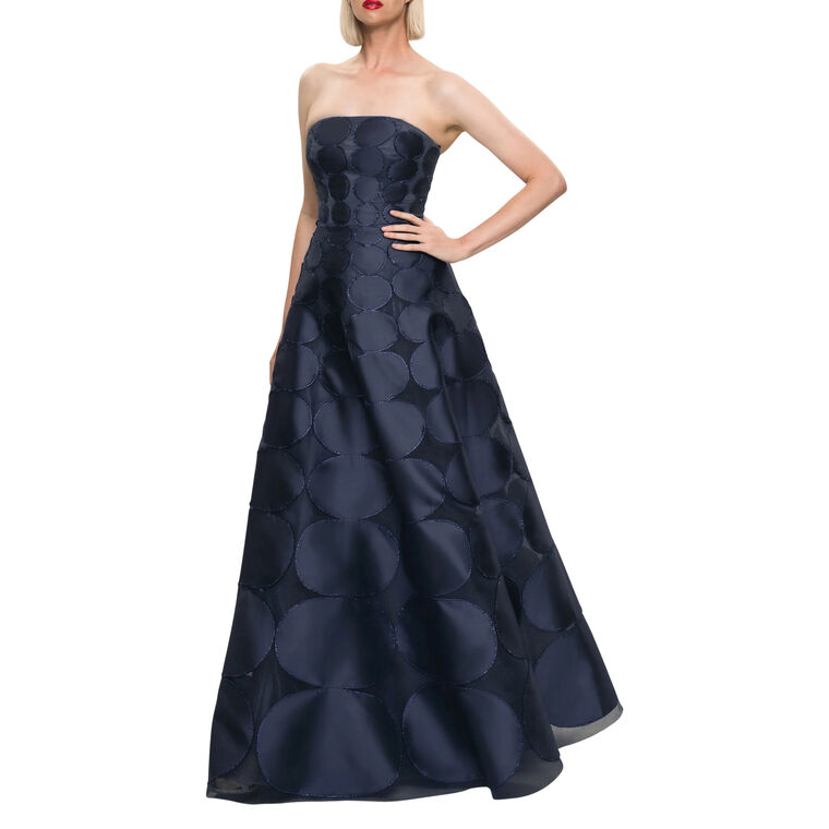 Mikado Strapless Gown image number null